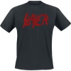 Slayer Classic Logo Distressed Tričko černá - RockTime.cz