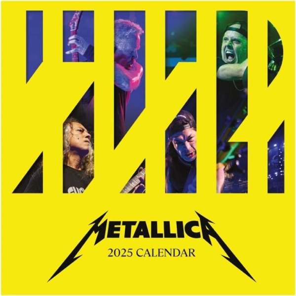 Metallica Wandkalender 2025 Nástenný kalendář vícebarevný - RockTime.cz