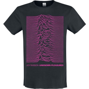 Joy Division Amplified Collection - Unknown Pleasures Neon Green Tričko černá - RockTime.cz