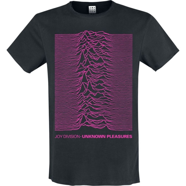 Joy Division Amplified Collection - Unknown Pleasures Neon Green Tričko černá - RockTime.cz