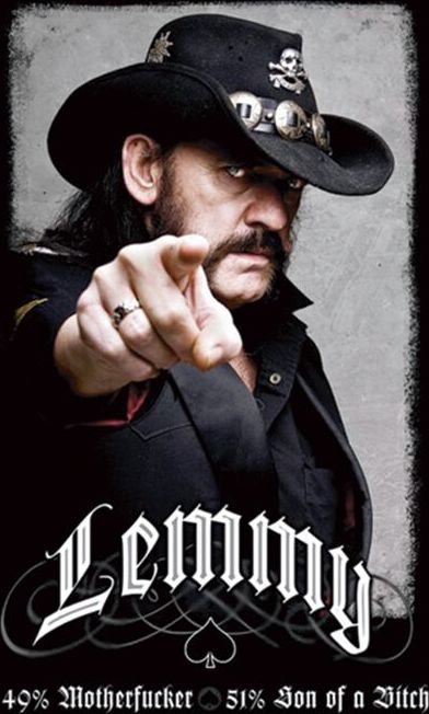 Motörhead Lemmy Kilmister - 49% Mofo plakát standard - RockTime.cz