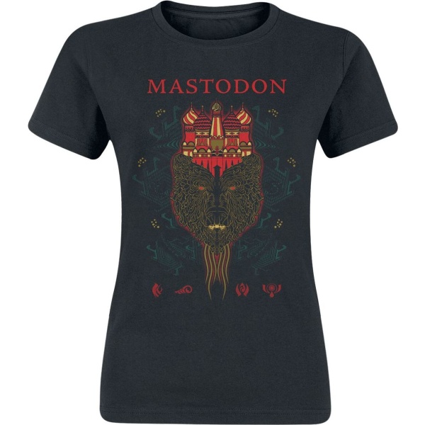 Mastodon Onion Dome Bear Dámské tričko černá - RockTime.cz