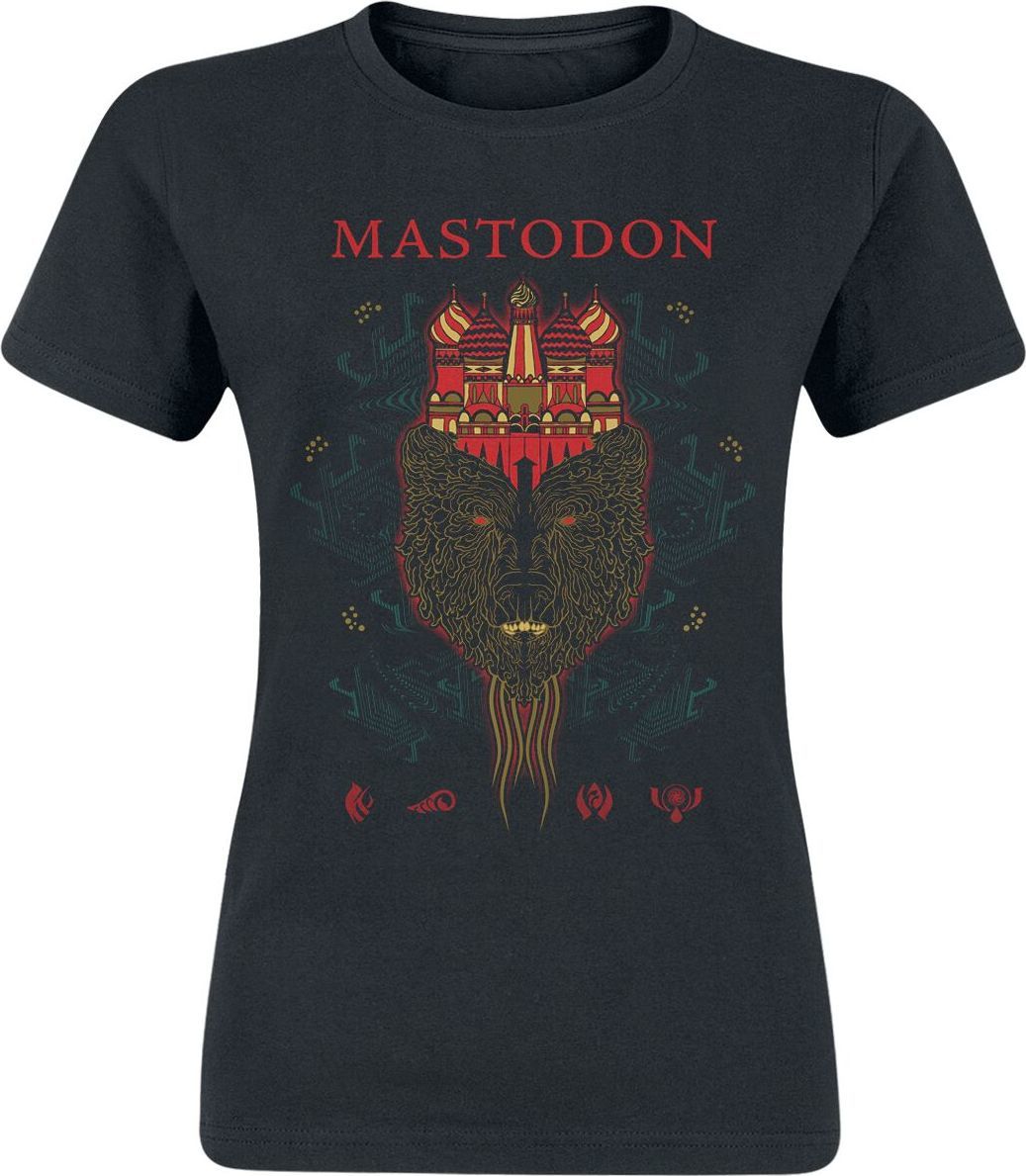 Mastodon Onion Dome Bear Dámské tričko černá - RockTime.cz