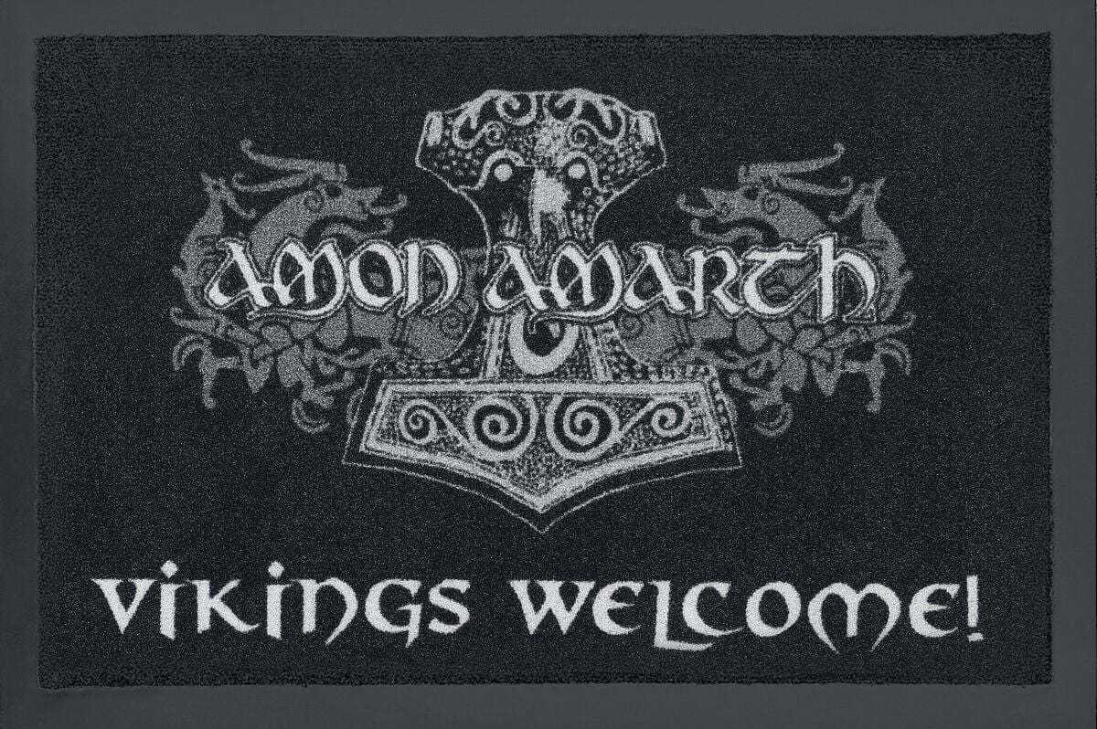 Amon Amarth Vikings Welcome! Rohožka černá - RockTime.cz