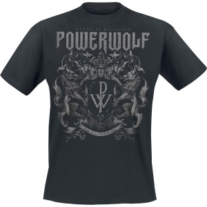 Powerwolf Crest - Metal Is Religion Tričko černá - RockTime.cz