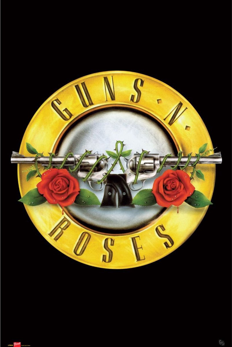 Guns N' Roses Logo plakát vícebarevný - RockTime.cz