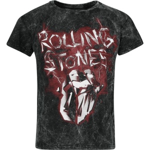 The Rolling Stones Smoke Tričko charcoal - RockTime.cz