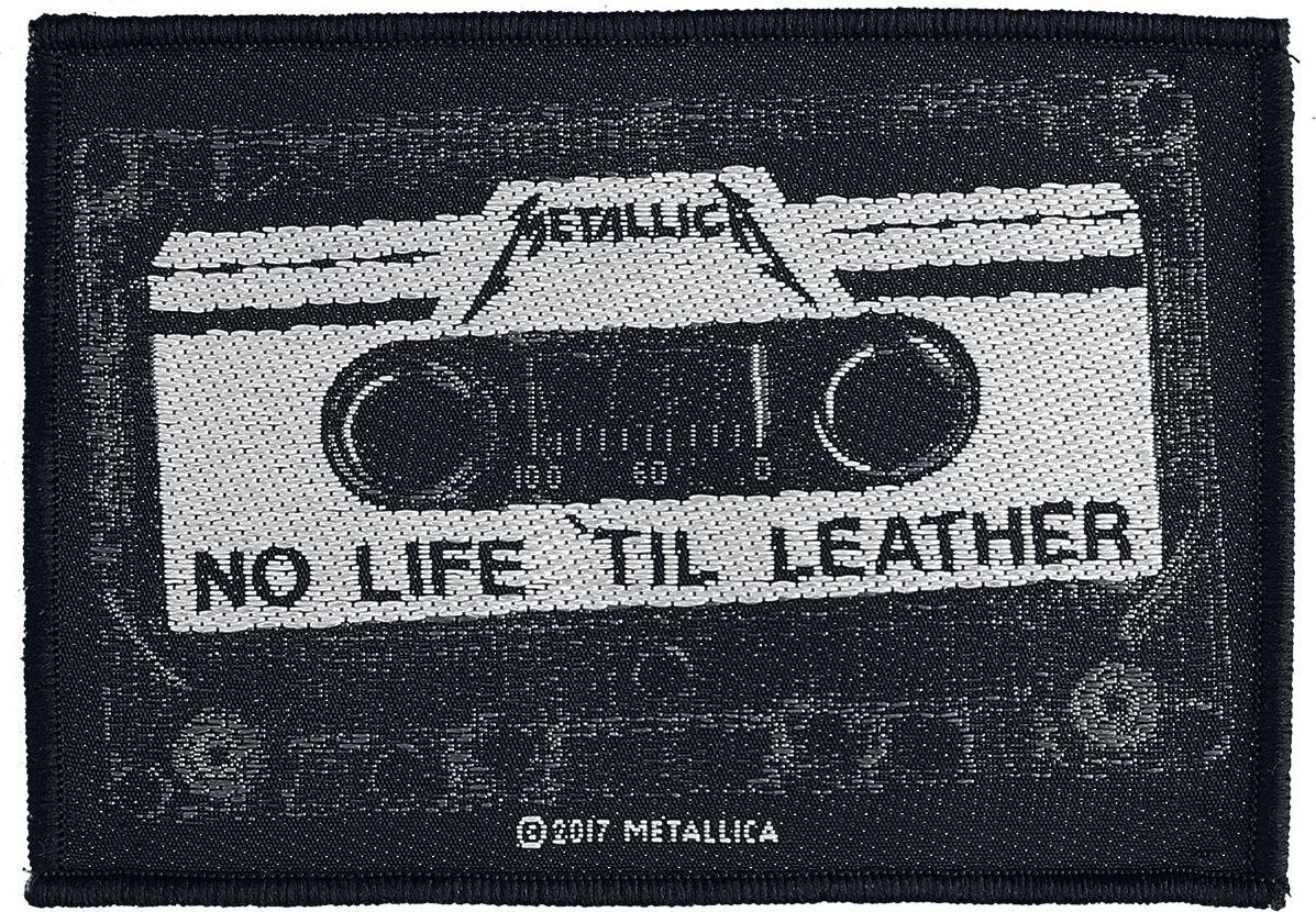 Metallica No Life 'Til Leather nášivka cerná/šedá/bílá - RockTime.cz