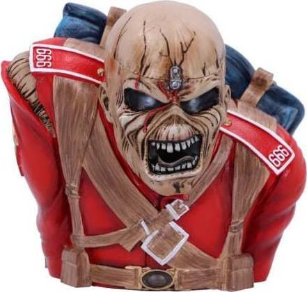 Iron Maiden The Trooper Bust Box dekorace lebka standard - RockTime.cz