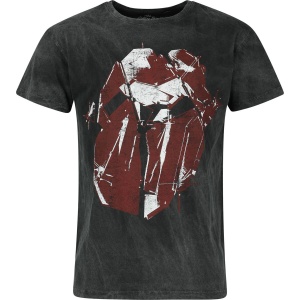 The Rolling Stones Hackney Diamonds Tongue Tričko charcoal - RockTime.cz