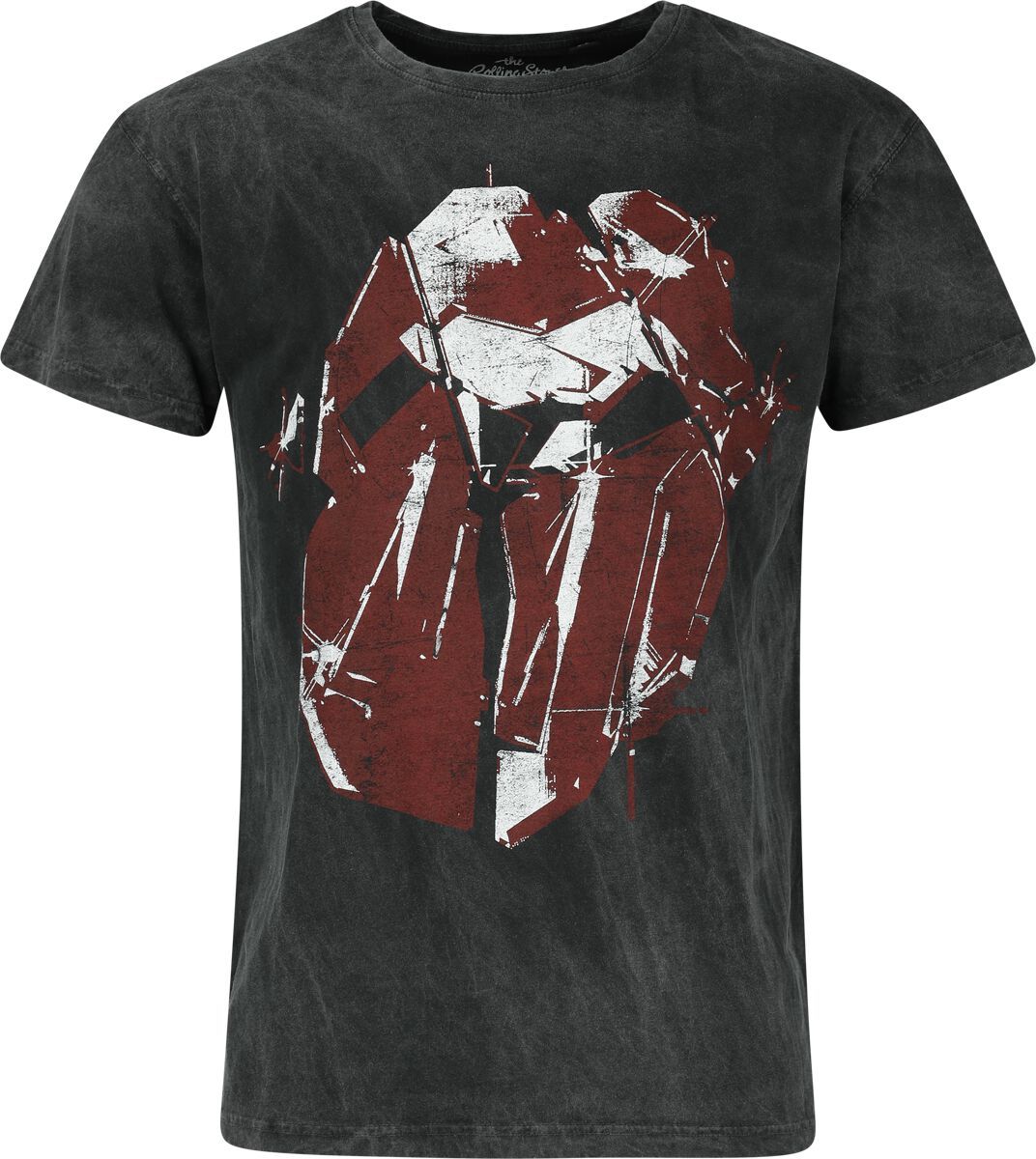 The Rolling Stones Hackney Diamonds Tongue Tričko charcoal - RockTime.cz