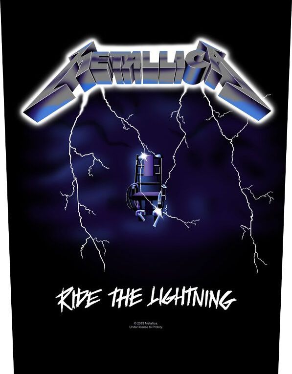 Metallica Ride The Lighting nášivka na záda černá - RockTime.cz