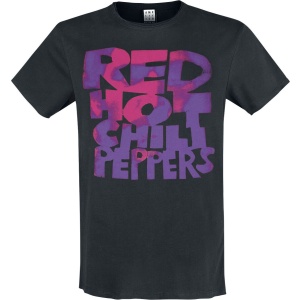 Red Hot Chili Peppers Amplified Collection - RHCP Neon Pink Tričko černá - RockTime.cz