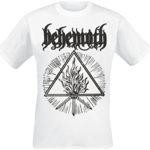 Behemoth Logo Tričko bílá - RockTime.cz