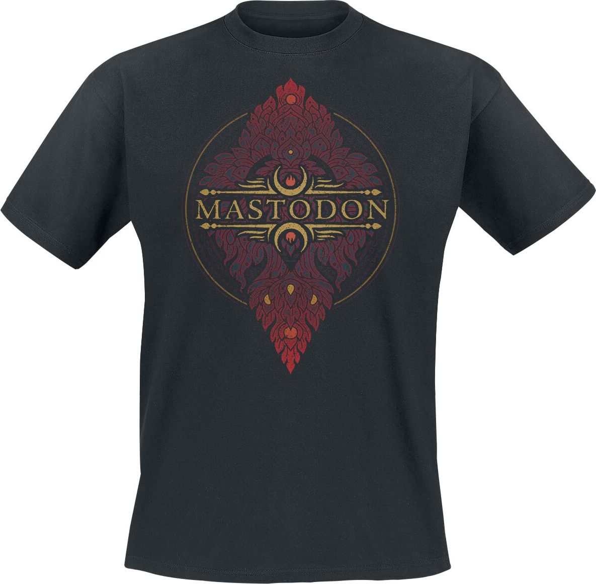 Mastodon Ornamental Logo Tričko černá - RockTime.cz