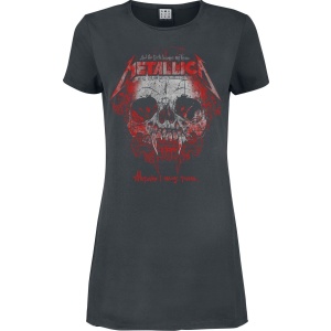 Metallica Amplified Collection - Wherever I May Roam Šaty charcoal - RockTime.cz