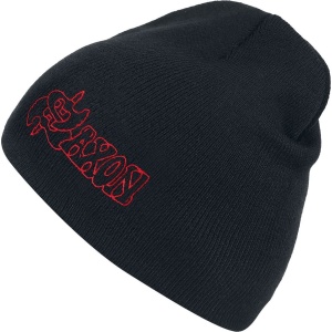 Saxon Logo Beanie čepice černá - RockTime.cz