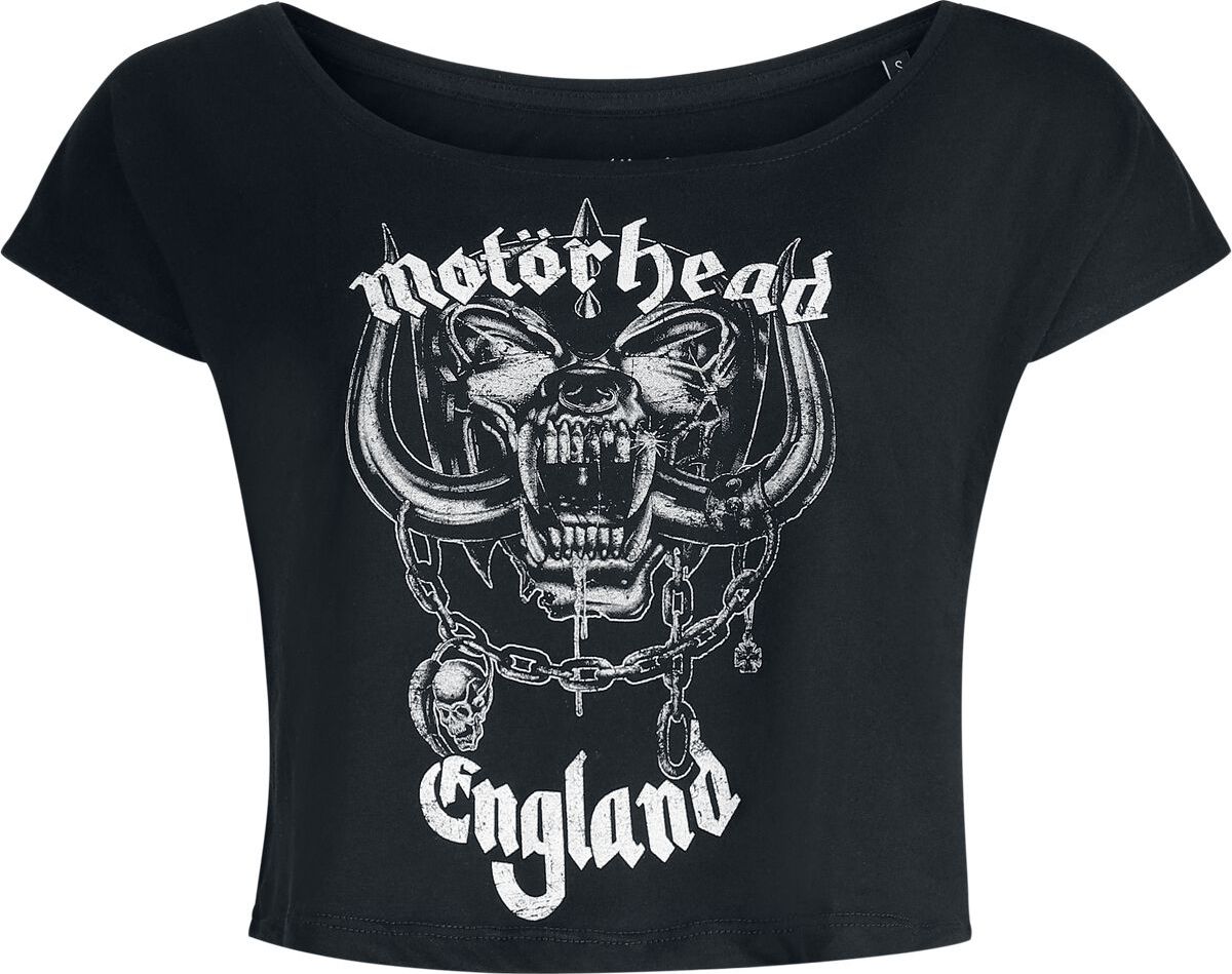 Motörhead Logo England Dámské tričko černá - RockTime.cz