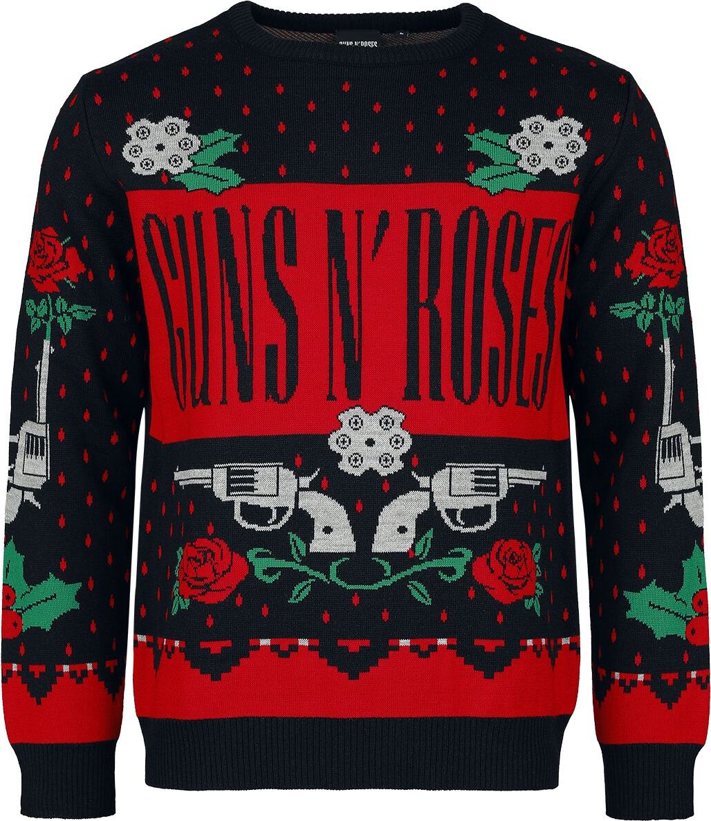 Guns N' Roses Holiday Sweater 2024 Pletený svetr vícebarevný - RockTime.cz