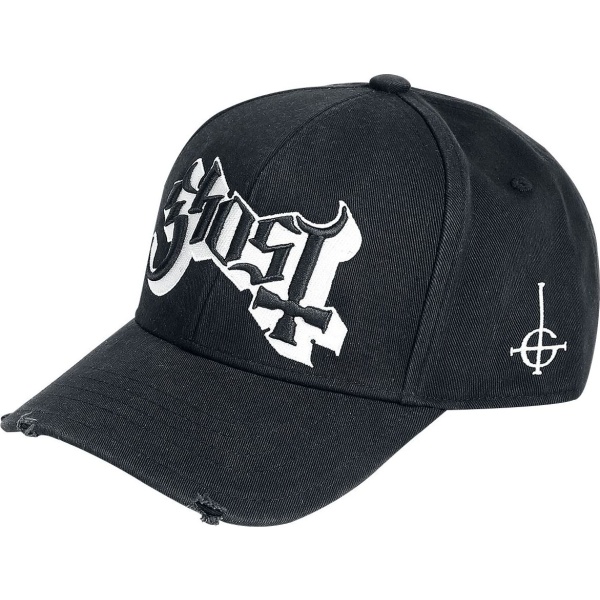 Ghost Logo - Baseball Cap Baseballová kšiltovka černá - RockTime.cz