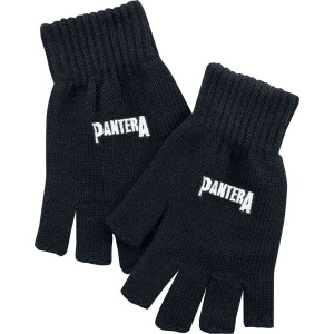 Pantera Logo rukavice bez prstů černá - RockTime.cz