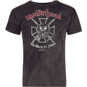 Motörhead Iron Cross Tričko šedá - RockTime.cz