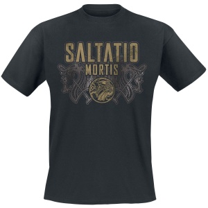 Saltatio Mortis Viking Logo Tričko černá - RockTime.cz