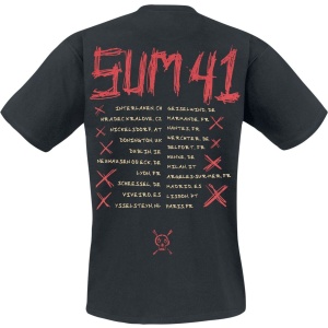 Sum 41 Fuck Sum 41 - Tour Shirt 2024 Tričko černá - RockTime.cz