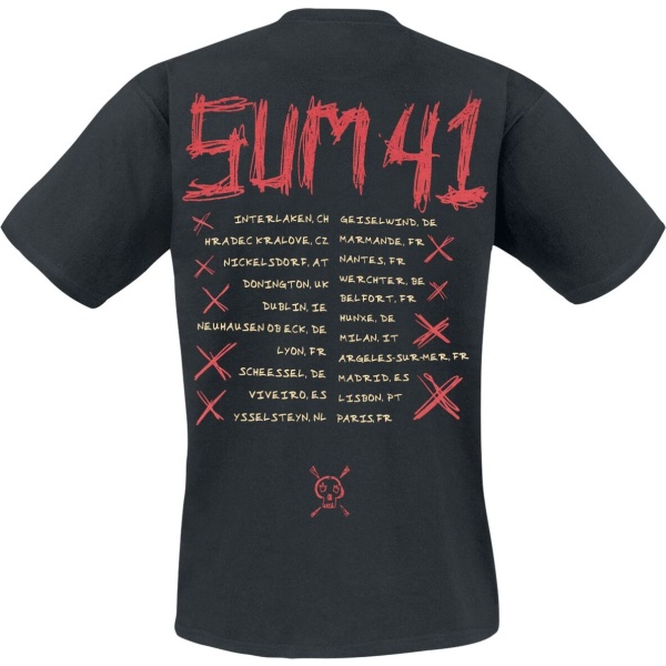 Sum 41 Fuck Sum 41 - Tour Shirt 2024 Tričko černá - RockTime.cz