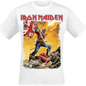 Iron Maiden Piece Of Mind - The Trooper Tričko bílá - RockTime.cz