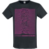 Joy Division Amplified Collection - Unknown Pleasures Neon Pink Tričko charcoal - RockTime.cz