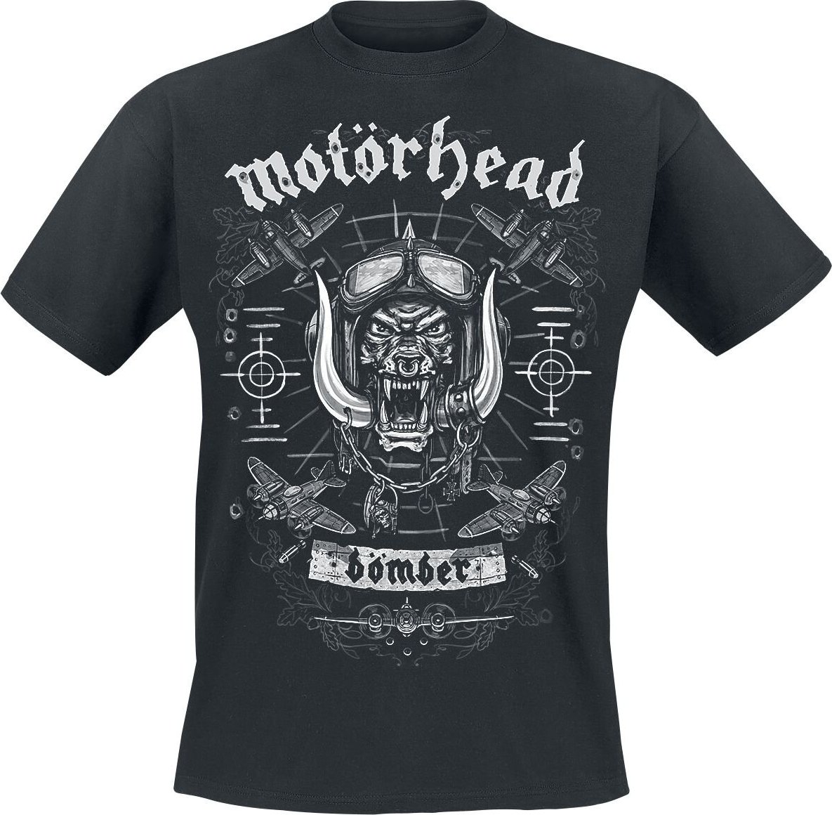 Motörhead Bomber Planes Tričko černá - RockTime.cz