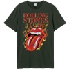 The Rolling Stones Amplified Collection - Hot Tongue Tričko charcoal - RockTime.cz