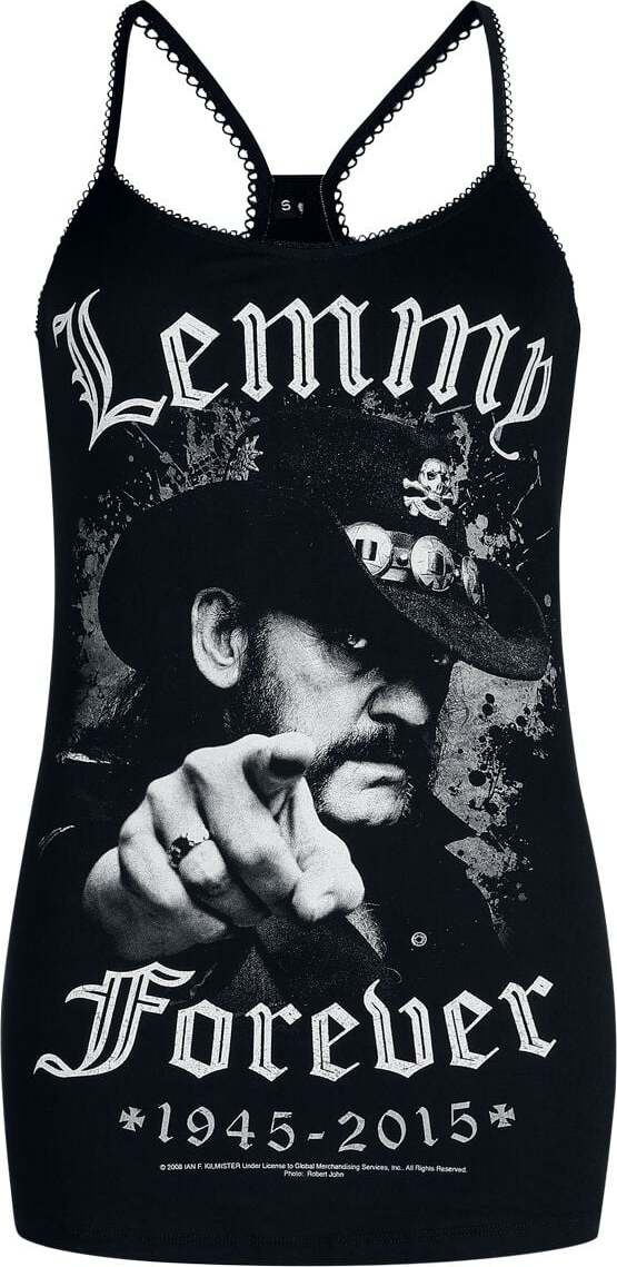 Motörhead Lemmy Forever Dámský top černá - RockTime.cz