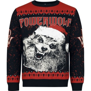 Powerwolf Holiday Sweater 2024 Pletený svetr vícebarevný - RockTime.cz