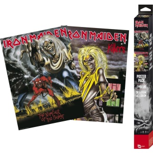 Iron Maiden Set 2 Chibi Posters 52x38 - Killers/Number of the Beast plakát vícebarevný - RockTime.cz