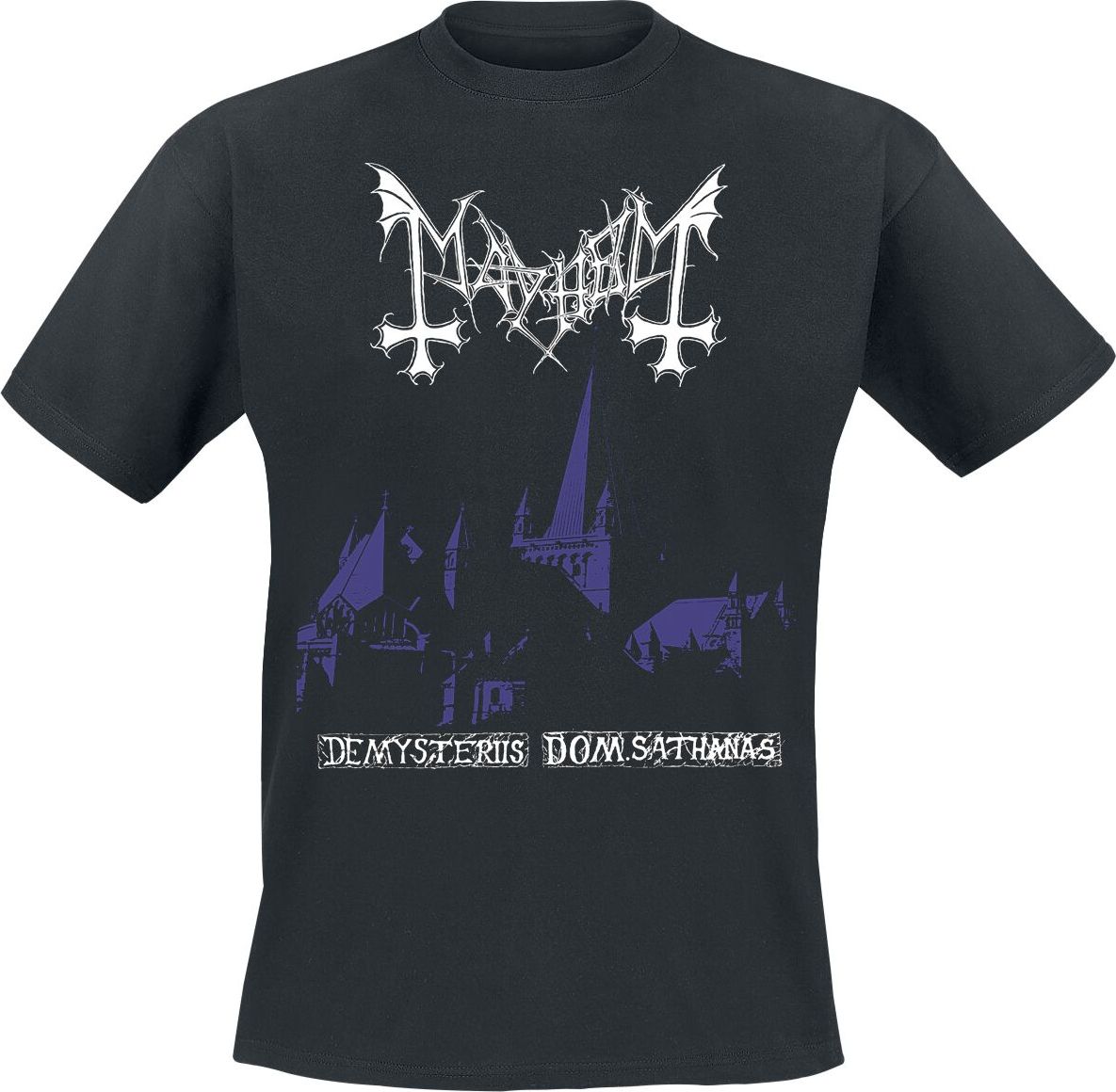 Mayhem Purple De Mysteriis Dom Sathanas Tričko černá - RockTime.cz