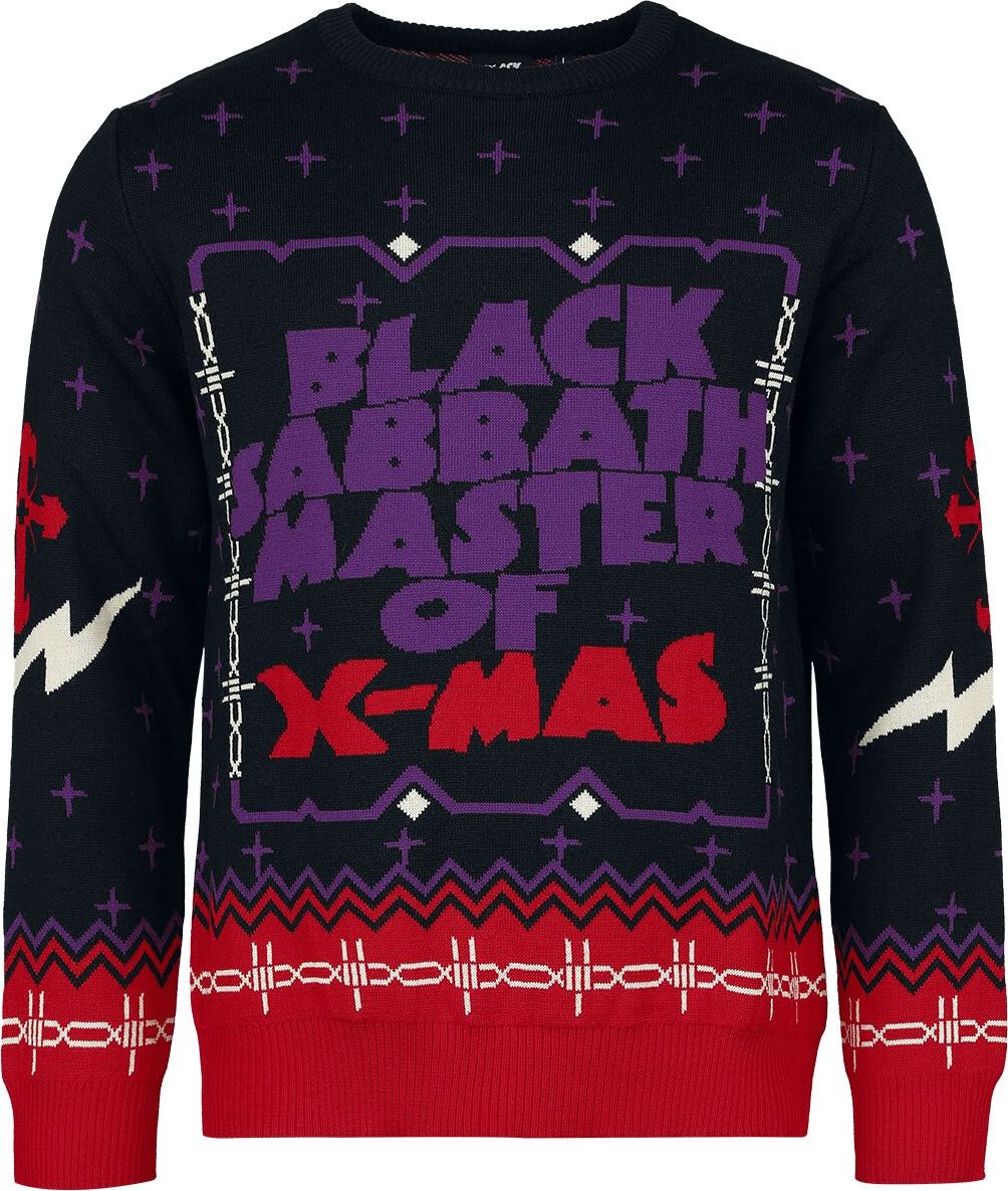 Black Sabbath Holiday Sweater 2024 Pletený svetr vícebarevný - RockTime.cz