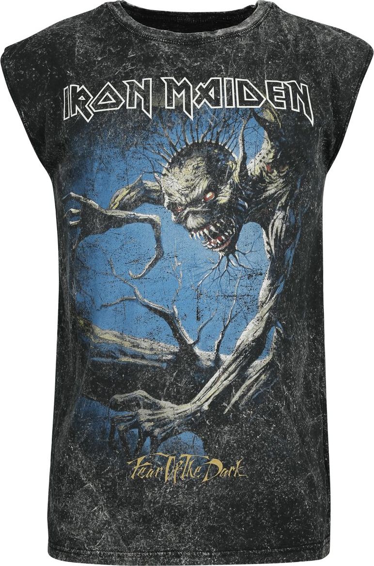 Iron Maiden Fear Of The Dark Tank top šedá - RockTime.cz