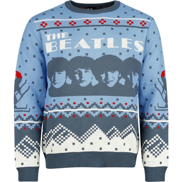 The Beatles Holiday Sweater 2024 Pletený svetr vícebarevný - RockTime.cz