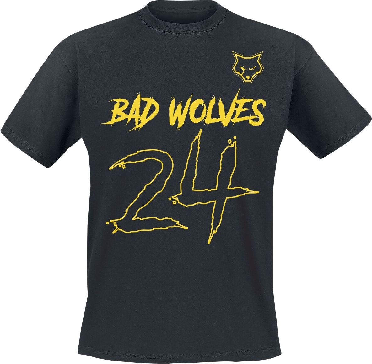 Bad Wolves Album Inspired Varsity Tee Tričko černá - RockTime.cz