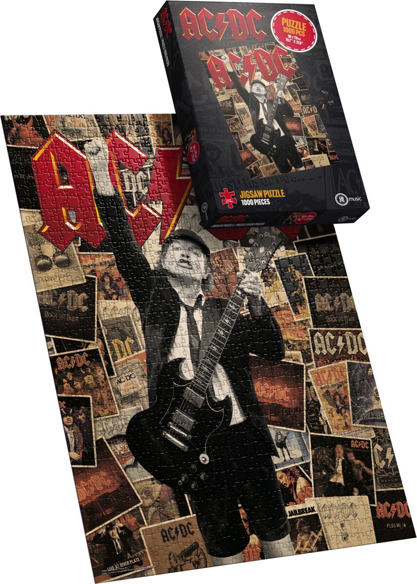 AC/DC Angus Collage - Puzzle Puzzle standard - RockTime.cz