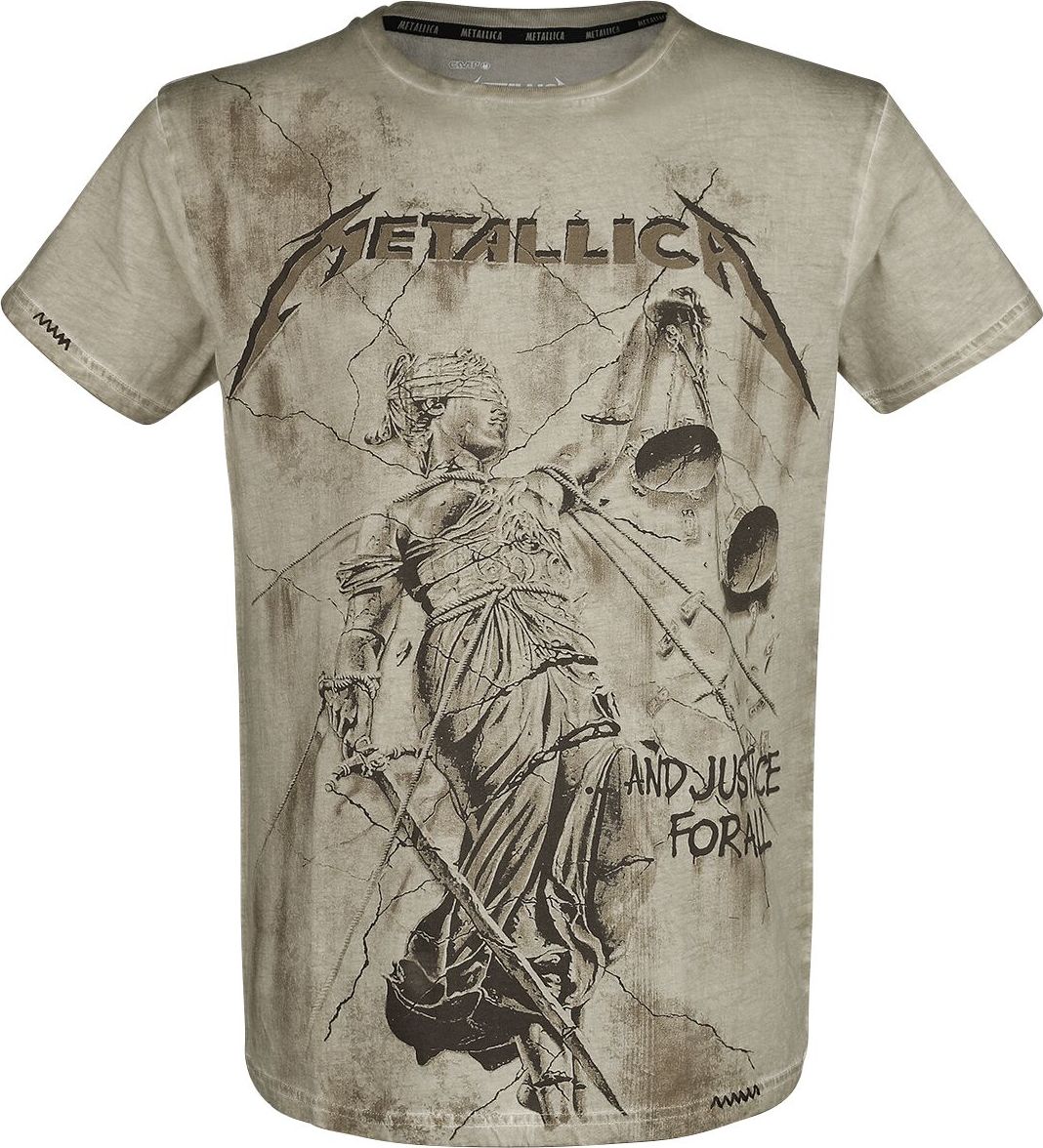 Metallica EMP Signature Collection Tričko khaki - RockTime.cz