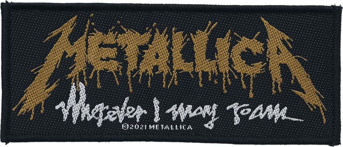 Metallica Wherever I May Roam nášivka černá/bílá/žlutá - RockTime.cz