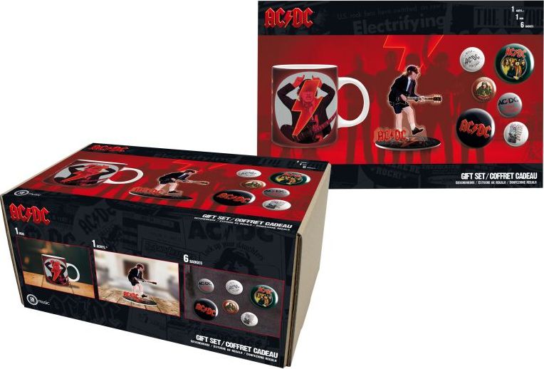 AC/DC Geschenk-Set Fan balícek vícebarevný - RockTime.cz