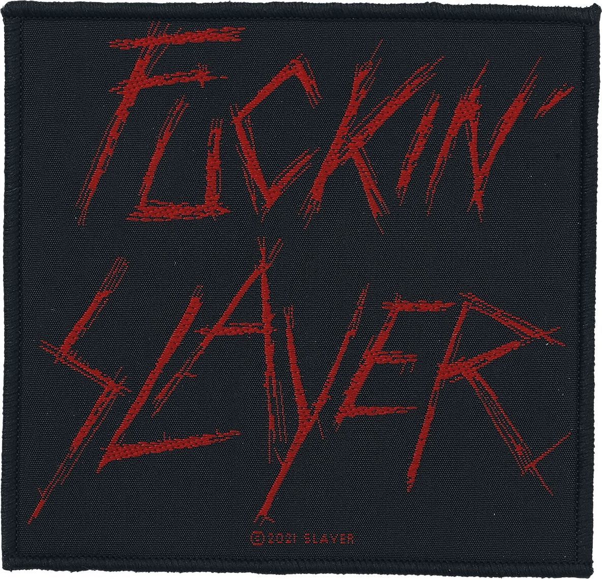 Slayer Slayer nášivka cerná/cervená - RockTime.cz