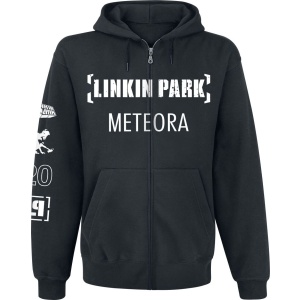 Linkin Park Meteora 20th Anniversary Mikina s kapucí na zip černá - RockTime.cz