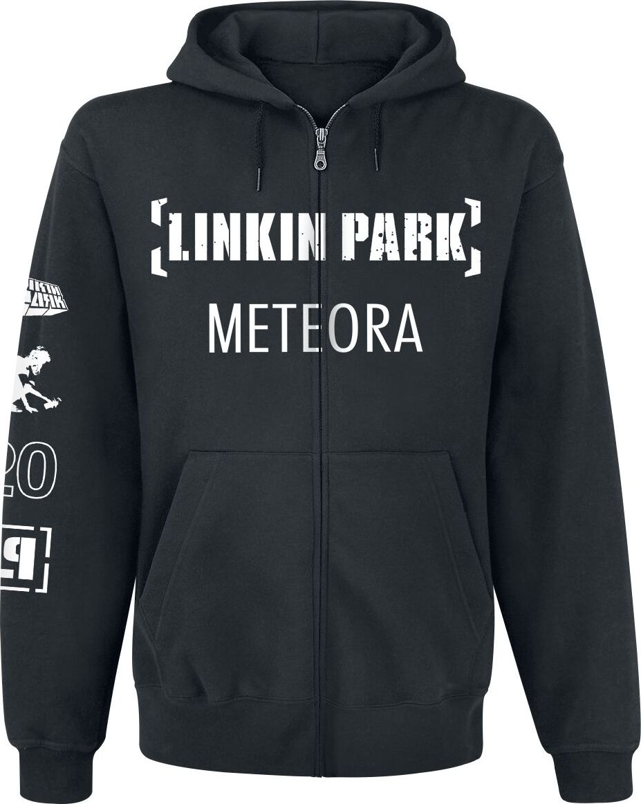 Linkin Park Meteora 20th Anniversary Mikina s kapucí na zip černá - RockTime.cz