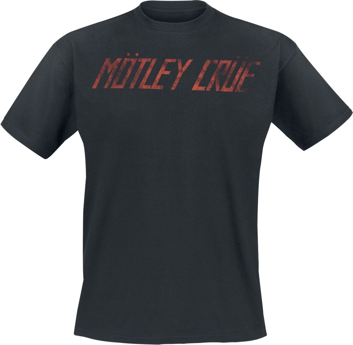 Mötley Crüe Distressed Logo Tričko černá - RockTime.cz