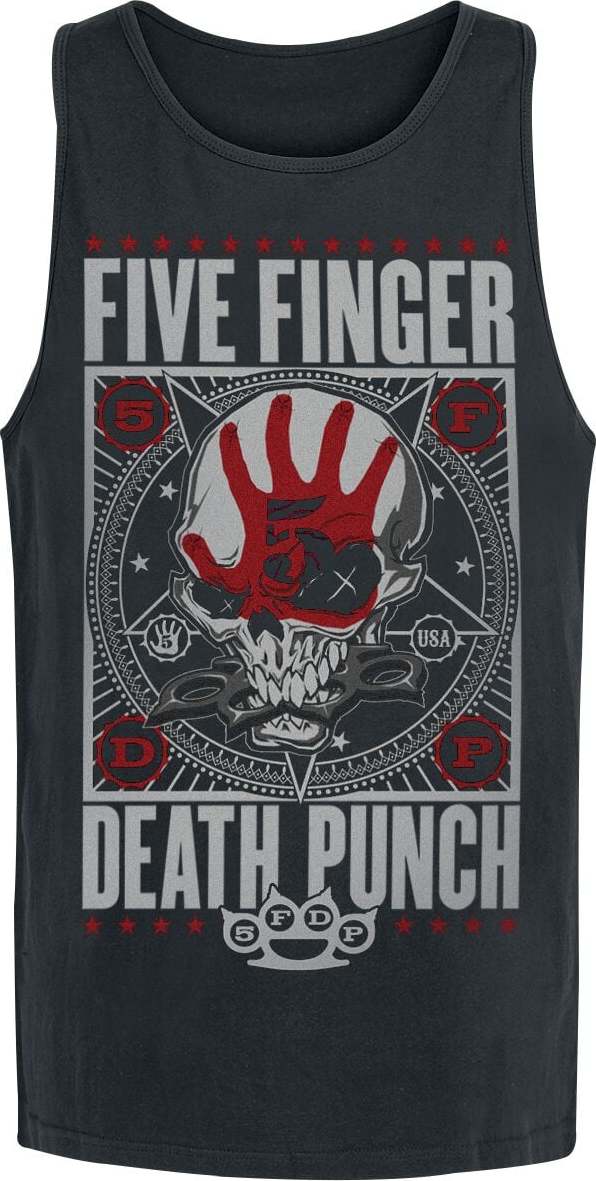 Five Finger Death Punch Punchagram Tank top černá - RockTime.cz